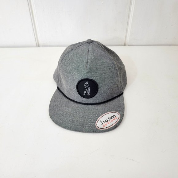 d. Hudson Designs Gray Snapback Cap NWT - Picture 1 of 8